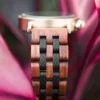 Mens Wooden Watches Rosewood Gold Personalized Engraved Watch - Gawain_16 Rosewood Gold Personalized Engraved Wooden Watch - Gawain
