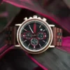 Mens Wooden Watches Rosewood Gold Personalized Engraved Watch - Gawain_8 Rosewood Gold Personalized Engraved Wooden Watch - Gawain