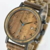 Wooden Watch For Men Natural Palo Santo - Aristotle_5 Wooden Watch For Men Natural Palo Santo - Aristotle
