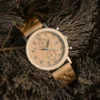 Wooden Watch for Men Natural Maple Wood Chronograph Watch – Socrates_13 Wooden Watch For Men Natural Maple Wood – Plato