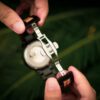 Ruban Handmade Zebrawood Black Automatic Mechanical Movement - Peak_21 Mens Wooden Watches Handmade Zebrawood Automatic Mechanical Movement Black - Peak