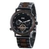 Automatic-Mechanical-Movement-Wood-Watch-Black-Achilles_8 Ebony Automatic Mechanical Movement Wood Watch Black - Achilles