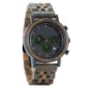 Classic Multifunction Sandalwood Wood Watch Green - Aton_3 Classic Multifunction Sandalwood Wood Watch Green - Aton