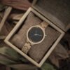 Natural Maple Wood Watch Black The Dream Worlds Collection - Marlene