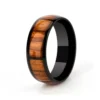 Koa Wood Ring Wood Wedding Band Handmade Jewelry