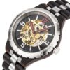 Luxury Handmade Natural Ebony Wood Automatic Mechanical Movement Men's Wooden Watches RBS11-1_4 Mens Luxury Watches Automatic Mechanical Movement Handmade Ebony Wooden Watche