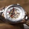 Mens Luxury Watches Automatic Mechanical Movement Wooden Watche Zebrawood