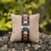 Classic Zebrawood Ebony Engraved Wooden Watches Black - Georg