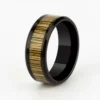 Sandalwood Tungsten Wood Ring Wood Sandalwood Tungsten Wood Ring