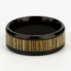 Sandalwood Tungsten Wood Ring Wood Wedding Band Handmade Jewelry - Mens engagement band - Anniversary gift RBGSP08_1 Sandalwood Wood Ring Wedding Band Handmade Jewelry - Anniversary Gift