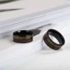 Koa Wood Tungsten Wood Ring Wood Wedding Band