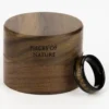 Zebrawood Tungsten Wood Ring Wood Wedding Band Handmade Jewelry - Mens engagement band - Anniversary gift RBGSP07_14 Sandalwood Wood Ring Wedding Band Handmade Jewelry - Anniversary Gift