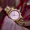 Classic Zebrawood Wooden Watches Pink - Fairy Tales