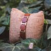 Rosewood Wooden Bracelet Gold