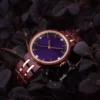 Natural Purpleheart Wood Watches For Women - Maria