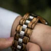 Premium Handmade Zebrawood Men's Wooden Watch - Hunter_11 Mens Wooden Watches Premium Handmade Zebrawood - Hunter
