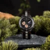 Mens Wooden Watches Premium Handmade Ebony Black - Hunter_16 Mens Wooden Watches Premium Handmade Ebony Black - Hunter
