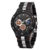 Mens Wooden Watches Premium Handmade Ebony Black - Hunter_7 Mens Wooden Watches Premium Handmade Ebony Black