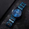 Classic Chronograph Wooden Watch Ebony Blue Limited Edition_5 Classic Chronograph Wooden Watches Ebony Blue Limited Edition