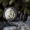 Viking Watches Odin'S Horns Symbols Wood Watch