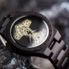 Thor’s Hammer Mjölnir Wood Watch Ebony Black Gold_7 Thor'S Hammer Mjolnir Wood Watch Ebony Black Gold