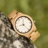 Bamboo Watch Natural Handcrafted Classic Minimalist design - Nova_2 Bamboo Watch Natural Handcrafted Classic Minimalist Design - Nova