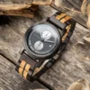 Olive Wood Chronograph Watch