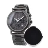 Engraved Wooden Watches Ebony – Gift for Dad