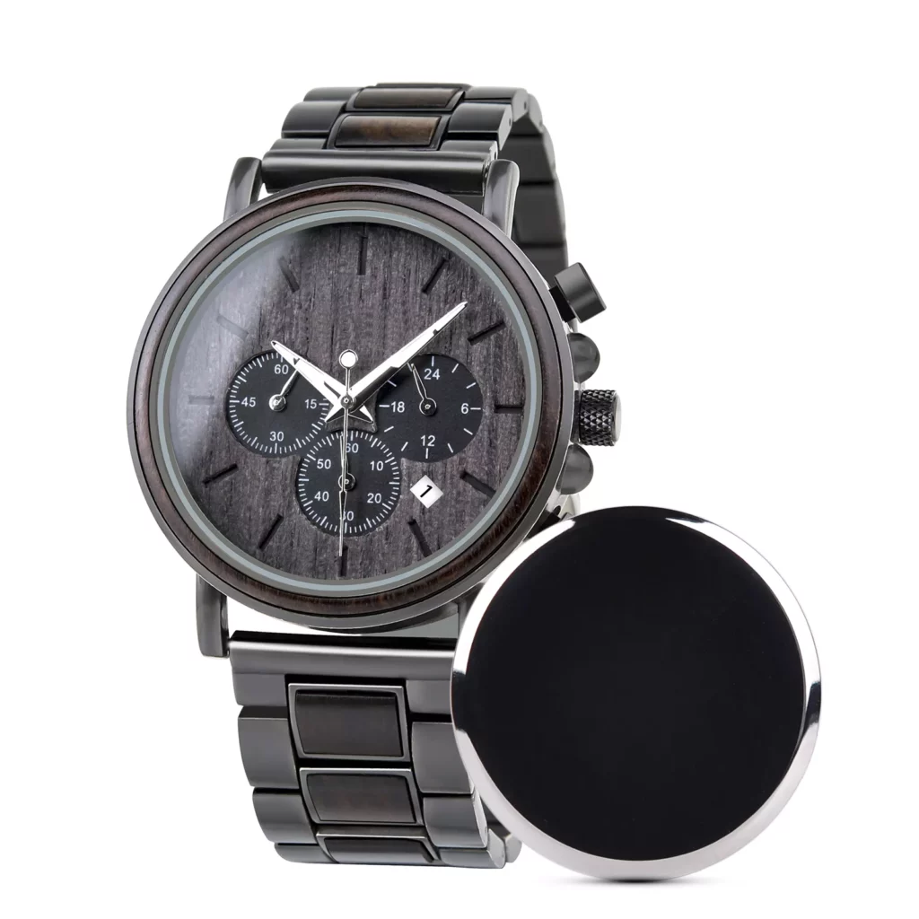Hercules Wooden Watch Made from Indian Ebony
