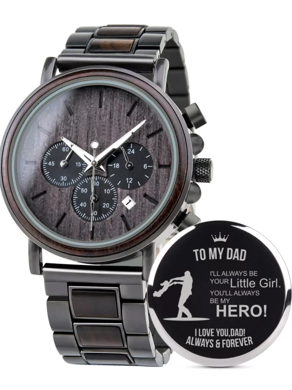 Yggdrasil Watch Handmade Colored Wooden Watch