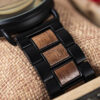 Classic Handmade Minimalist Wooden Watch Walnut Black_10 Classic Handmade Minimalist Wooden Watch Walnut Gunmetal
