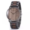 Classic Handmade Minimalist Wooden Watch Walnut Gunmetal_2 Classic Handmade Minimalist Wooden Watch Walnut Gunmetal