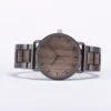Classic Handmade Minimalist Wooden Watch Walnut Gunmetal_7 Classic Handmade Minimalist Wooden Watch Walnut Gunmetal