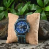 Best-Wooden-Watches-Handmade-Ebony-Wood-Chronograph-Blue-44MM_8 Best Wooden Watches Handmade Ebony Wood Mens Chronograph Watch Blue 44Mm