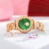 Napali Olive Wood Watch Quartz Green 34Mm