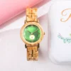 Napali Olive Wood Watch Quartz Green 34Mm