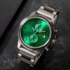 Classic Chronograph Wooden Watch Ebony Green Limited Edition